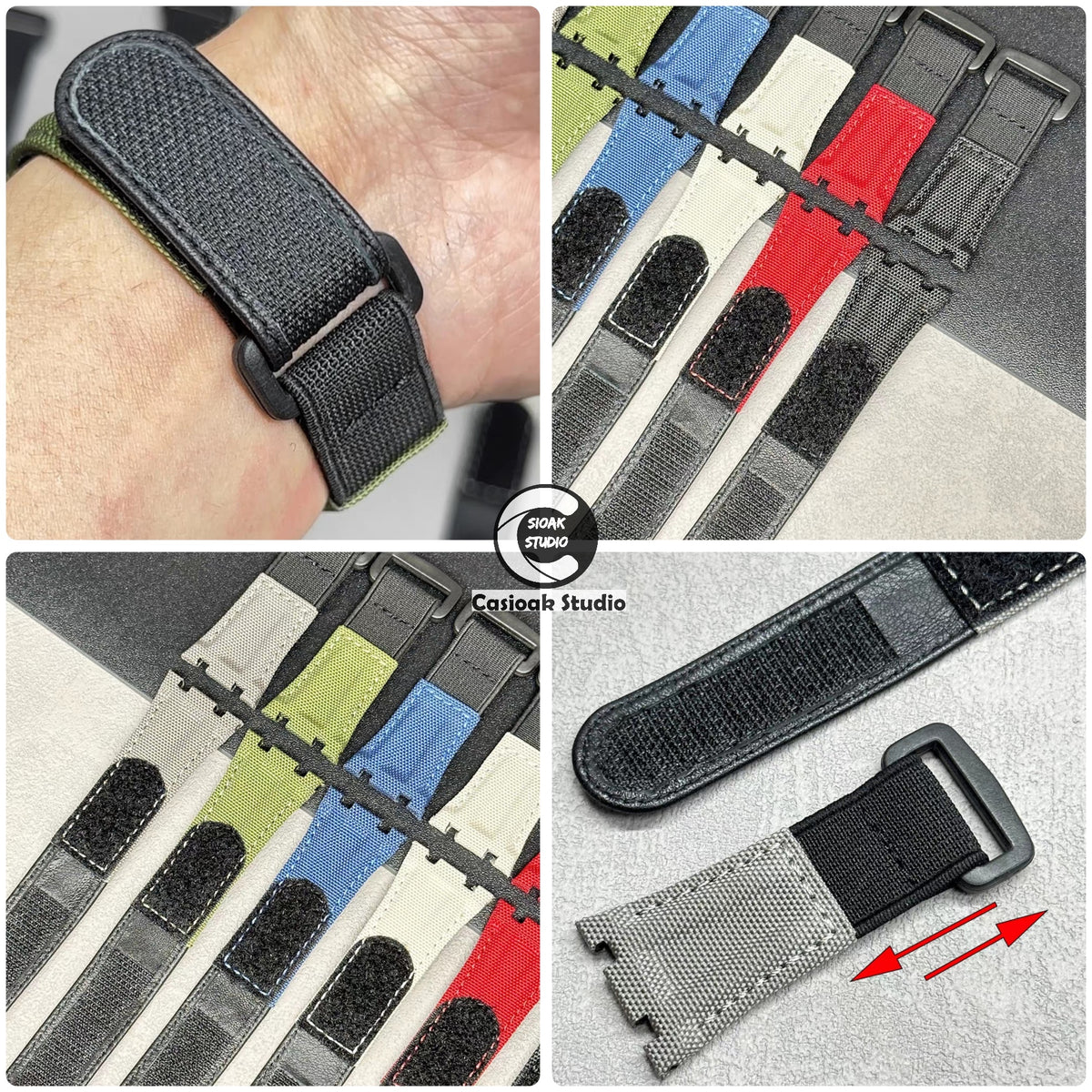 Casioak Mod Watch Carbon Fiber Offshore Superior Black Case Black Strap Black Time Mark Black Dial 44mm- Casioak Mod Casio G-Shock Royal Oak Custom Mens Luxury Watches Ga2100