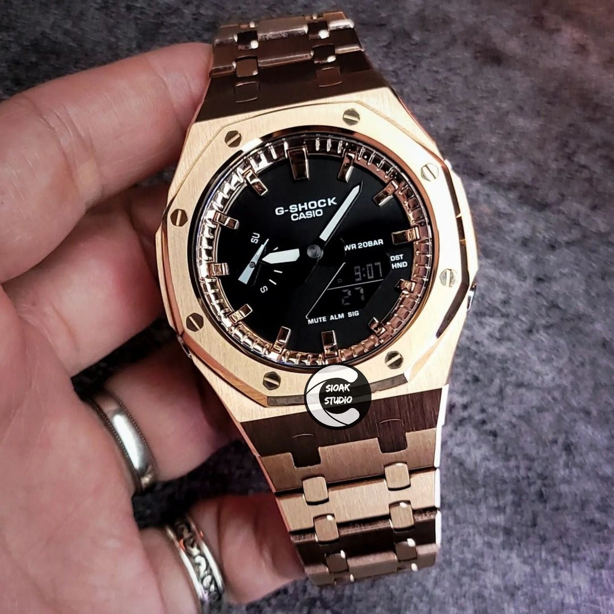 Casioak-Mod-Watch-Rose-Gold-