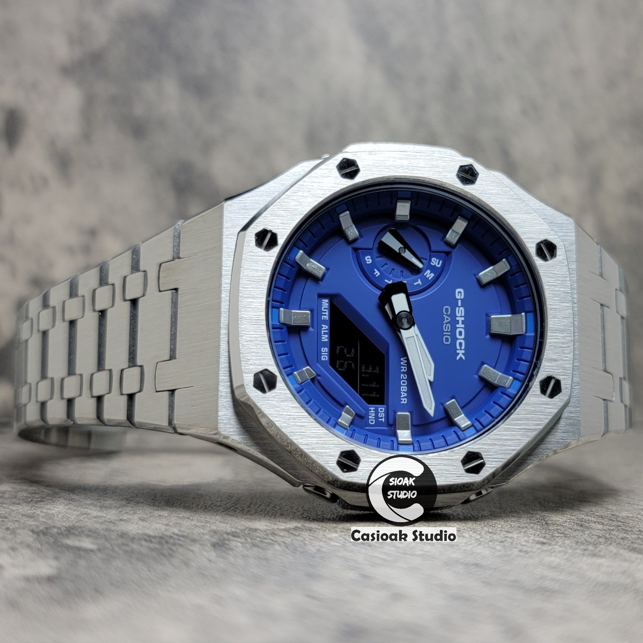 Casioak-Mod-Watch-Silver-Case-