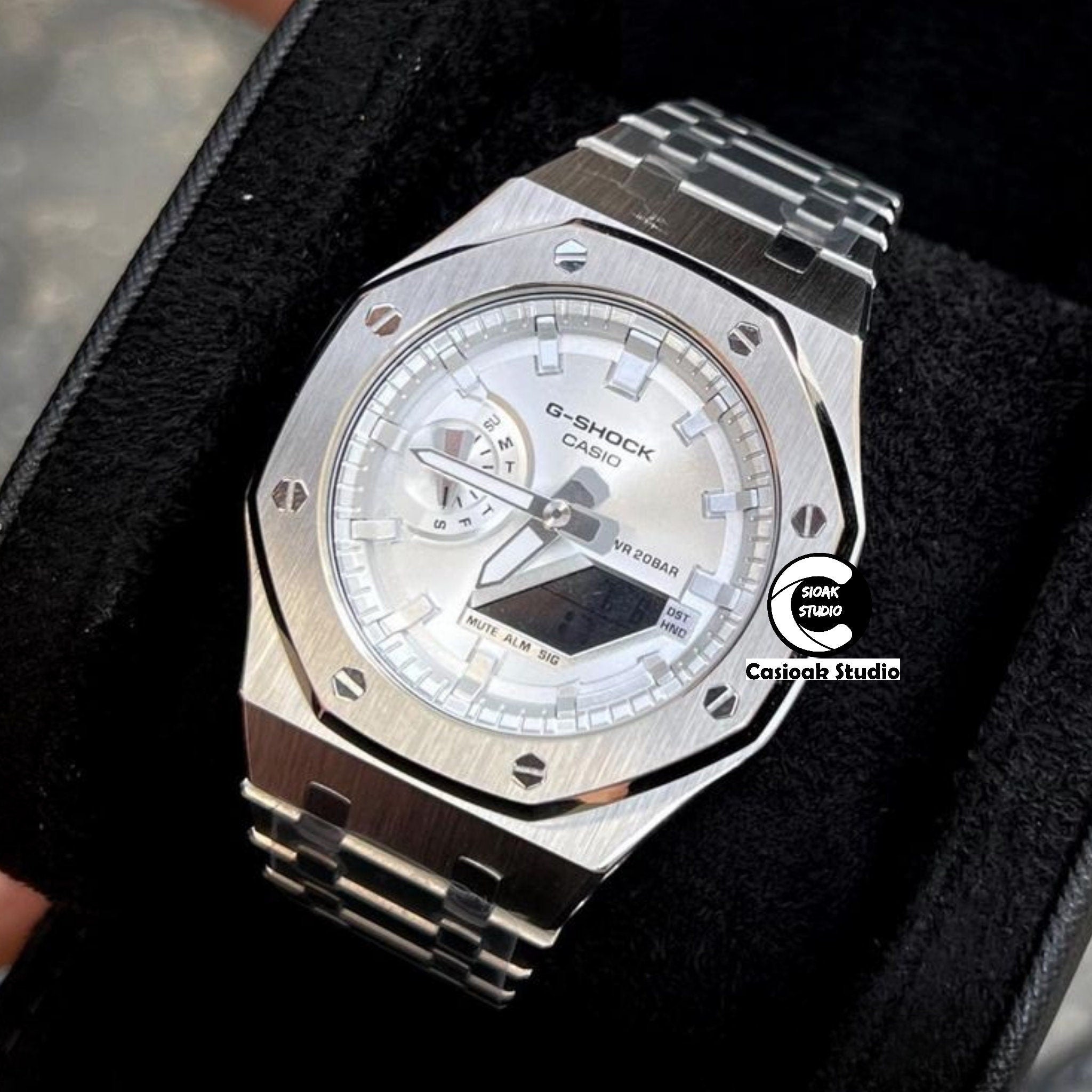 Casioak-Mod-Watch-Silver-Case-