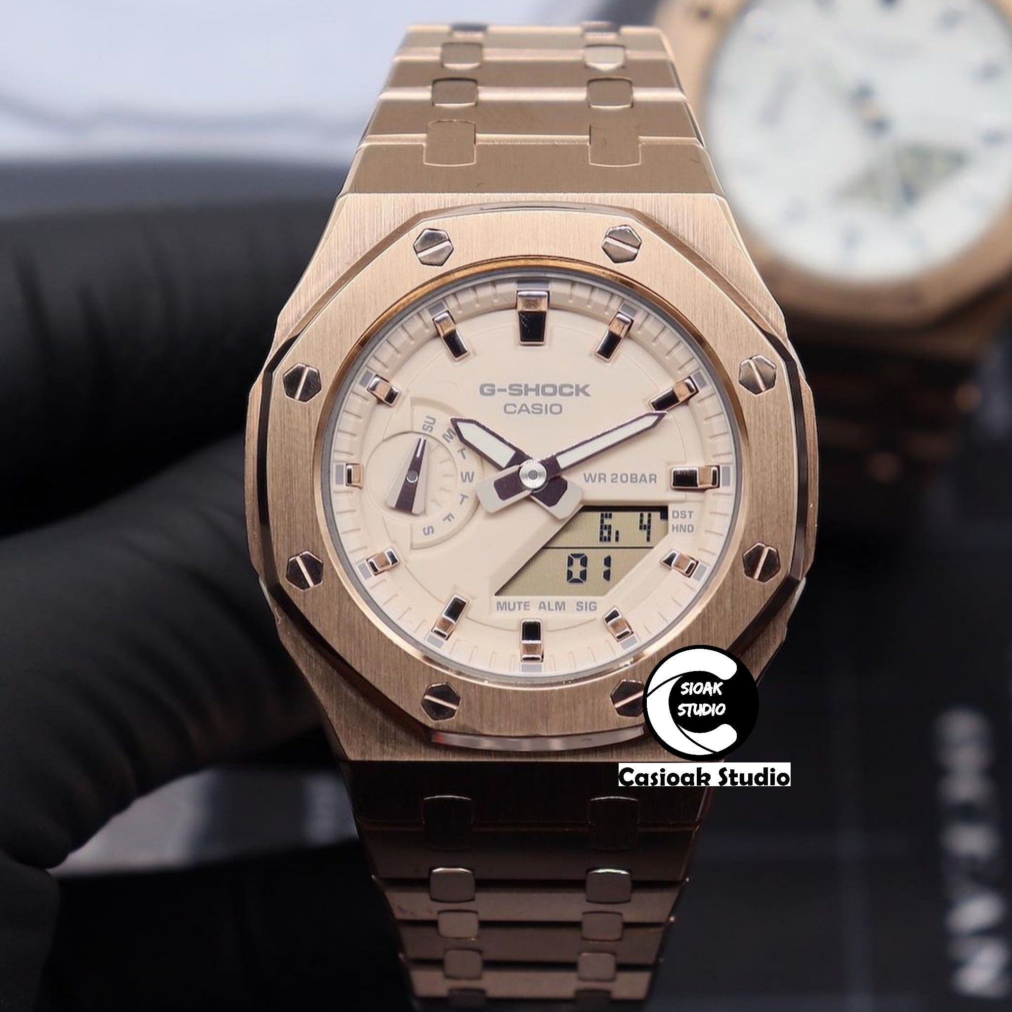 Casioak Mod Casio G Shock Royal Oak Custom Mens Luxury Watches Ga