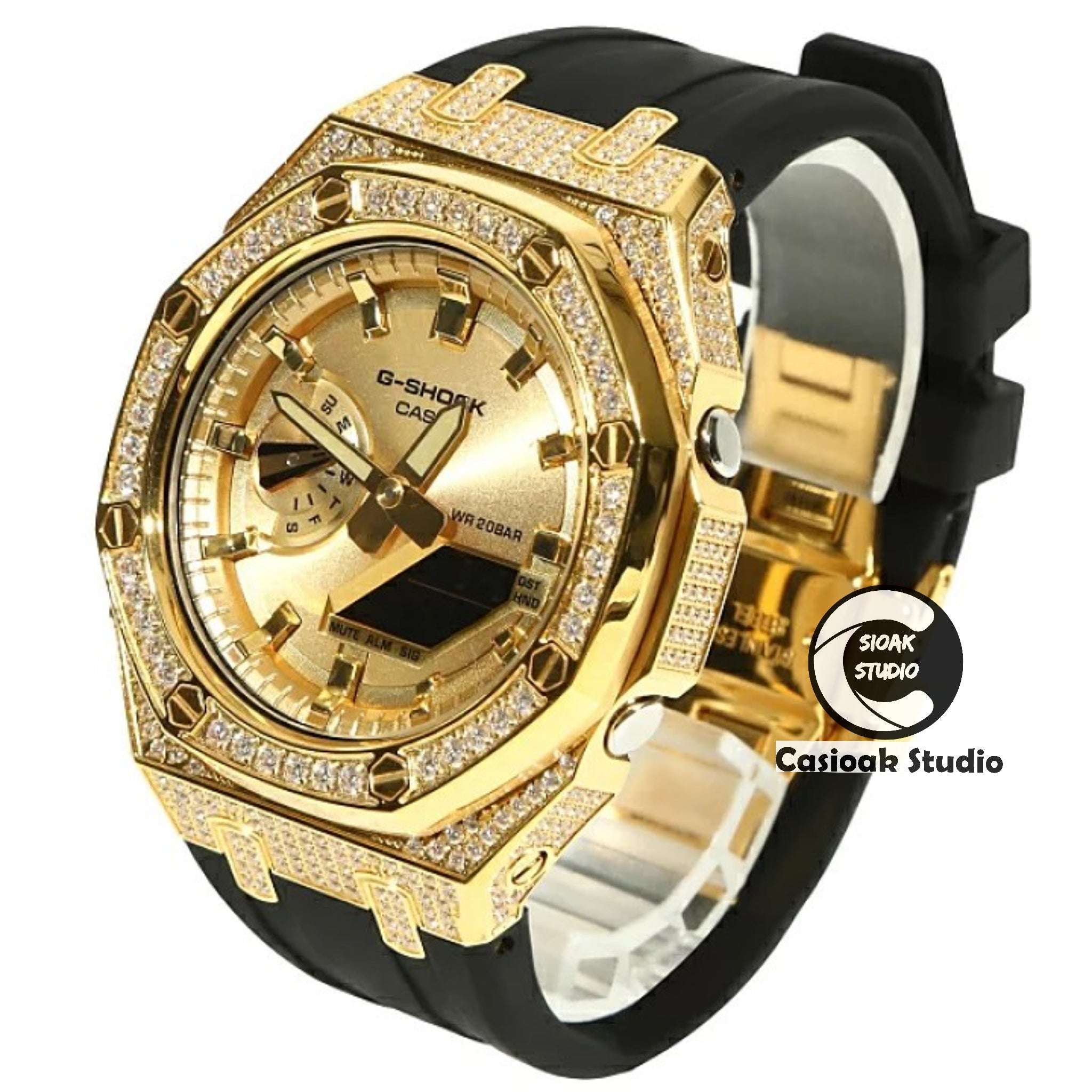 Casioak Mod Casio G Shock Royal Oak Custom Mens Luxury Watches Ga