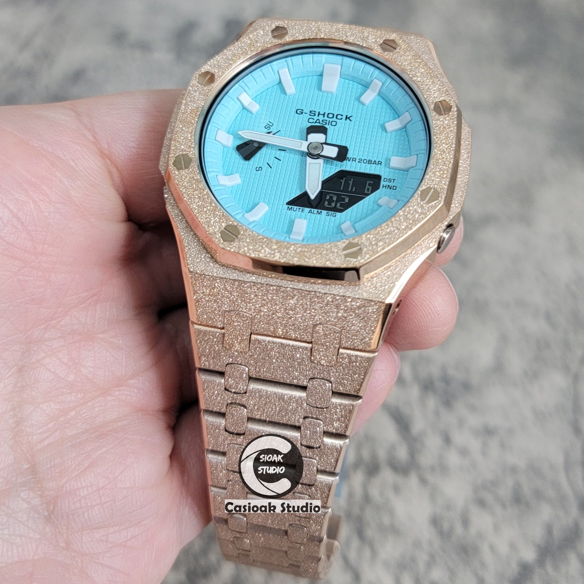 Casioak Mod Casio G Shock Royal Oak Custom Mens Luxury Watches Ga