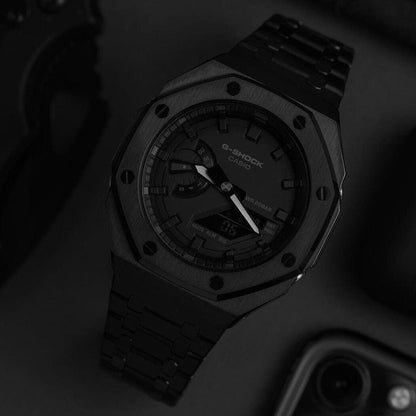 Casioak Mod Custom Casio G-Shock Royal Oak Custom Mens Luxury Metal Watches Tiffany Rainbow Ga 2100 Ga b2100