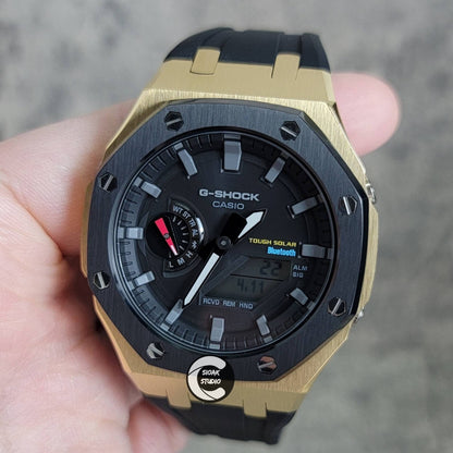 Casioak Mod Custom Casio G-Shock Royal Oak Custom Mens Luxury Metal Watches Tiffany Rainbow Ga 2100 Ga b2100