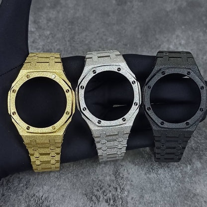 Casioak Mod Custom Casio G-Shock Royal Oak Custom Mens Luxury Metal Watches Tiffany Rainbow Ga 2100 Ga b2100